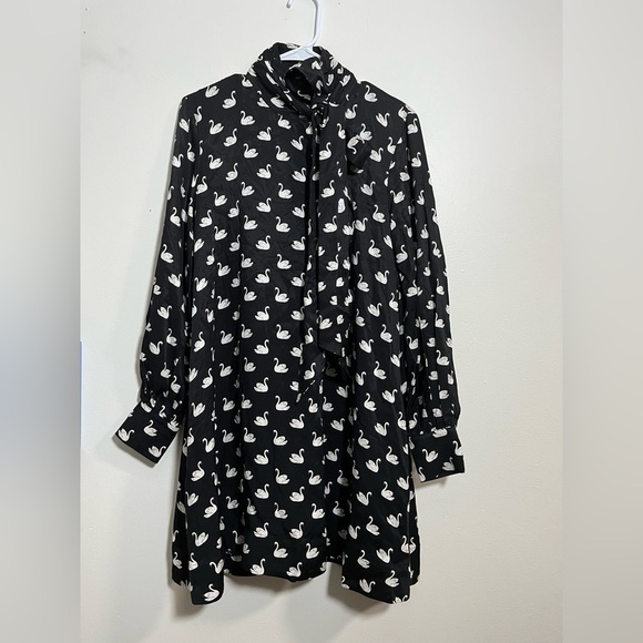 The Caroline Tie-Neck Mini Dress by Maeve - Picture 5 of 10